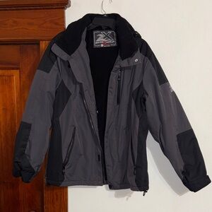 ZeroXposur Men's Charcoal and Black Performance Jacket